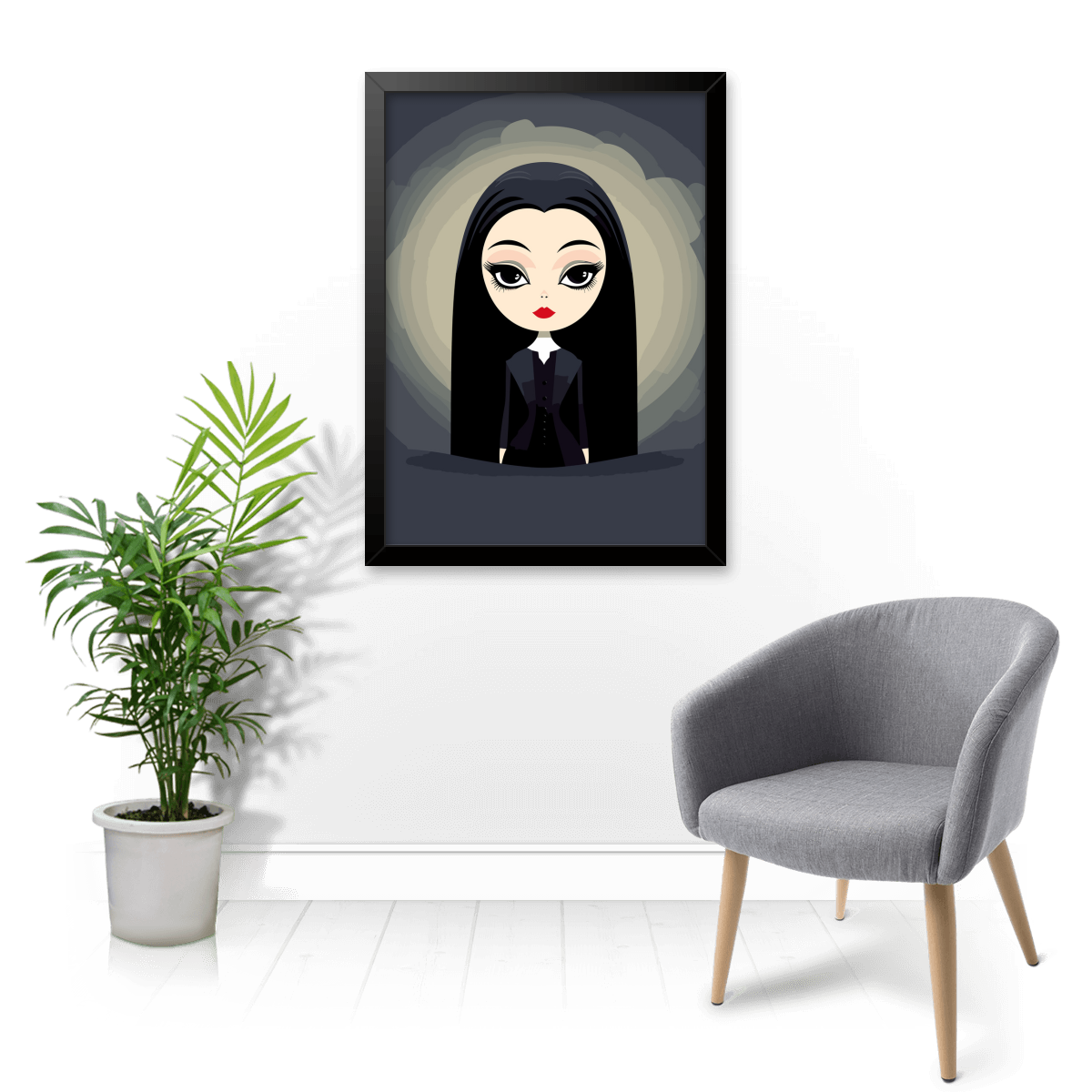 Quadro e poster Morticia Addams - Quadrorama