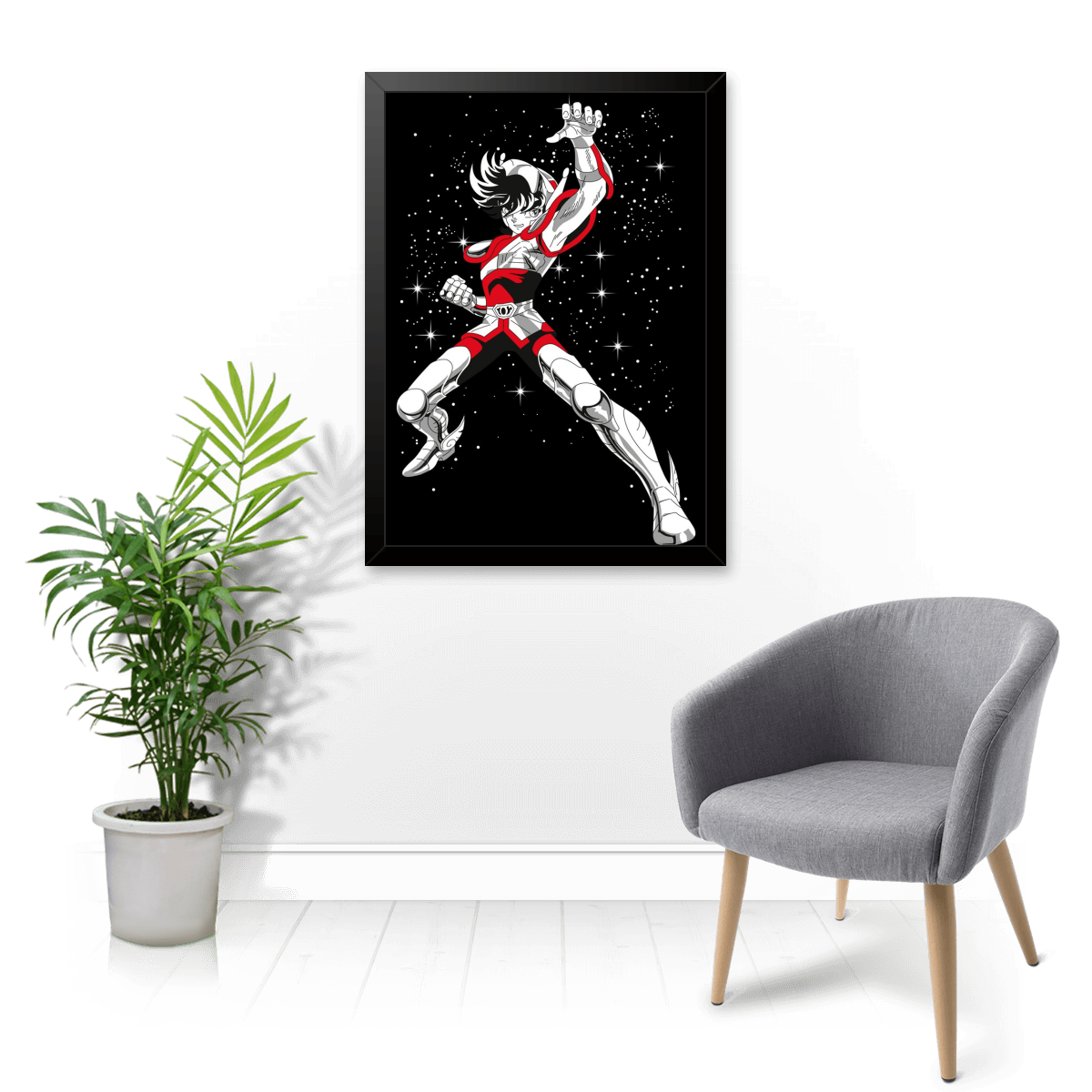 Quadro e poster Seiya de Pégaso - Quadrorama