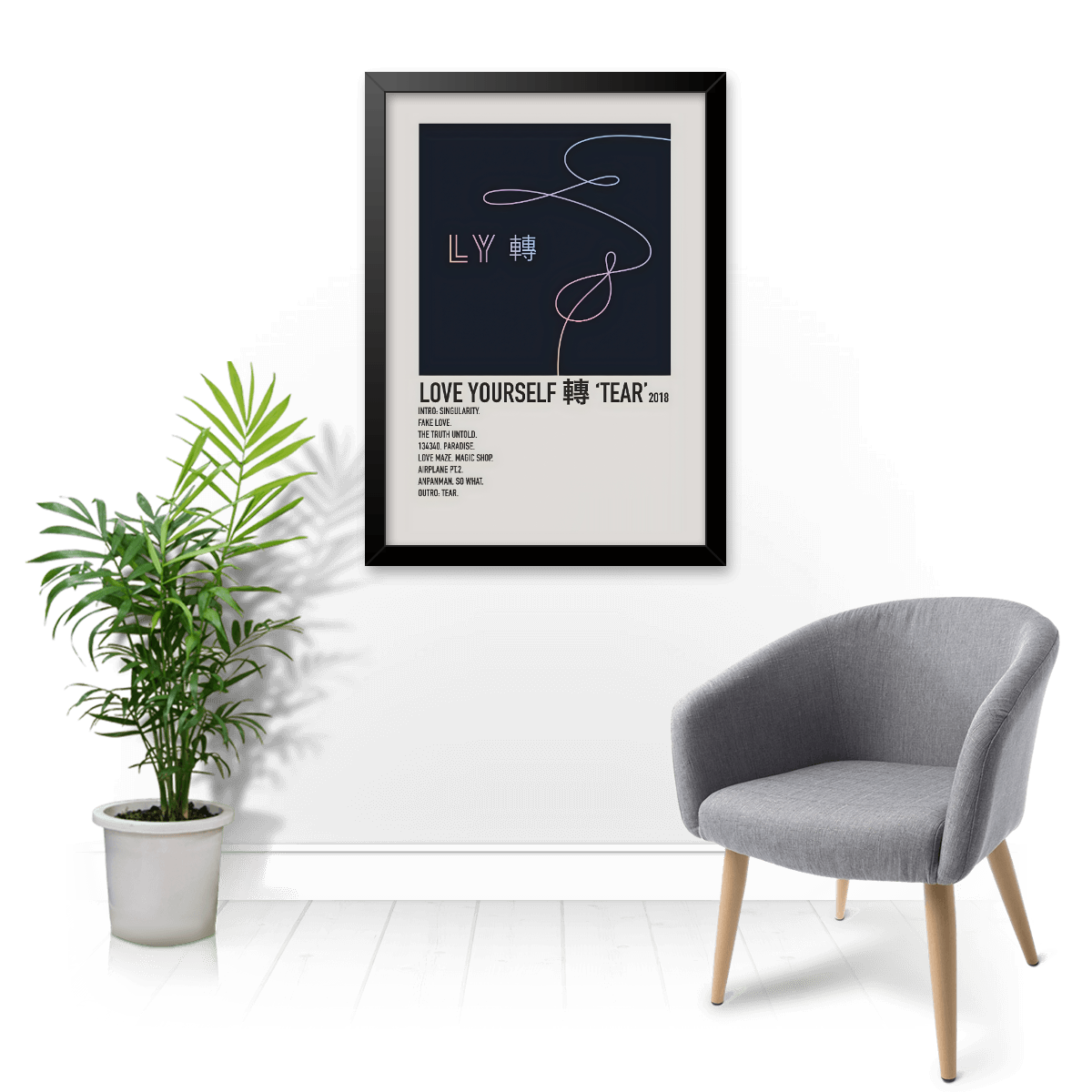Quadro e poster BTS - Love Yourself: Tear - Quadrorama