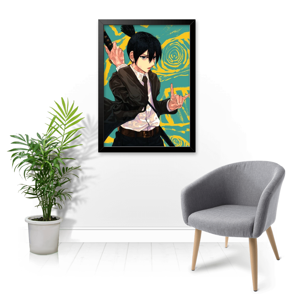 Quadro e poster Aki - Chainsaw Man - Quadrorama