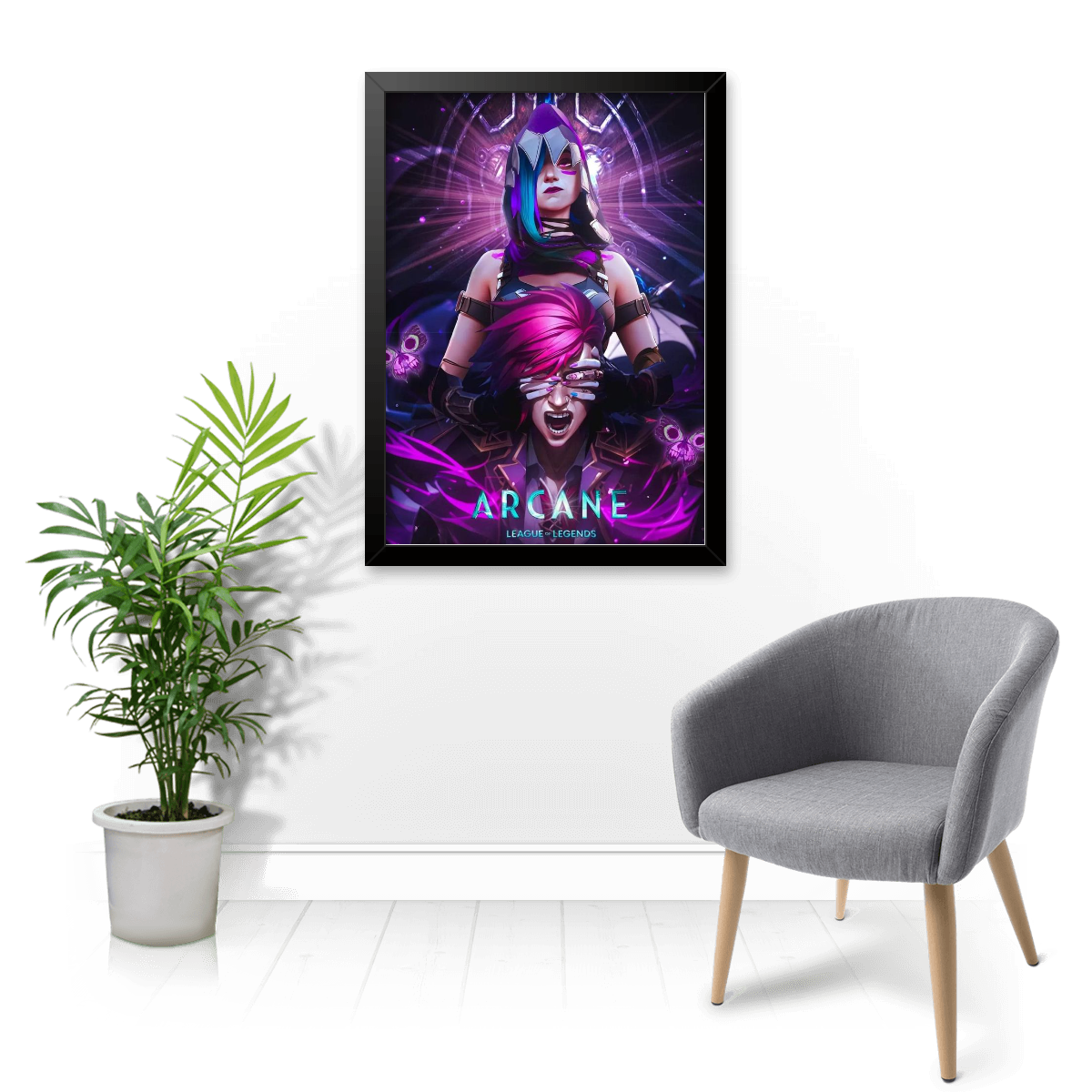 Quadro e poster Jinx e Vi - Arcane - Quadrorama