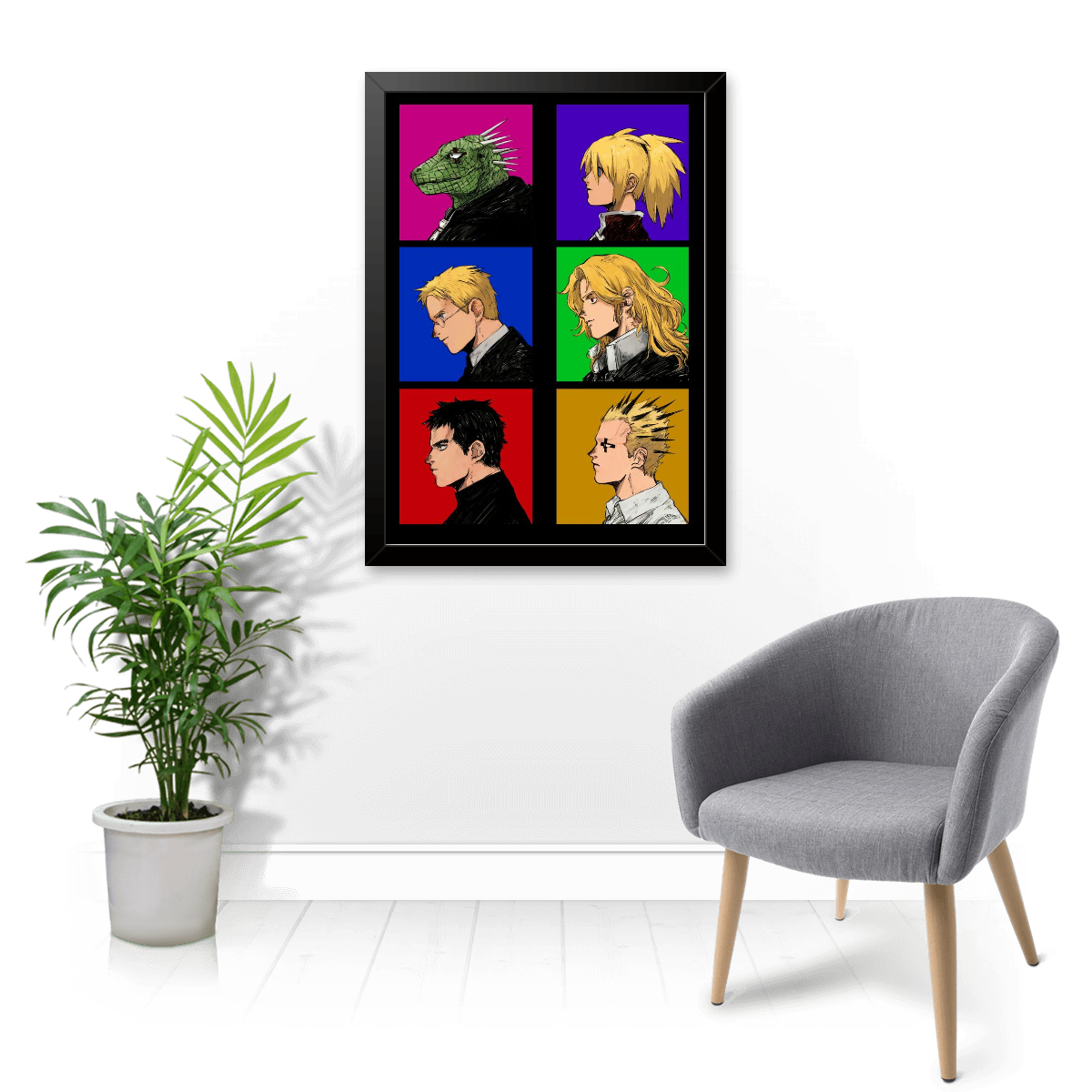 Quadro e poster Personagens Dorohedoro - Quadrorama