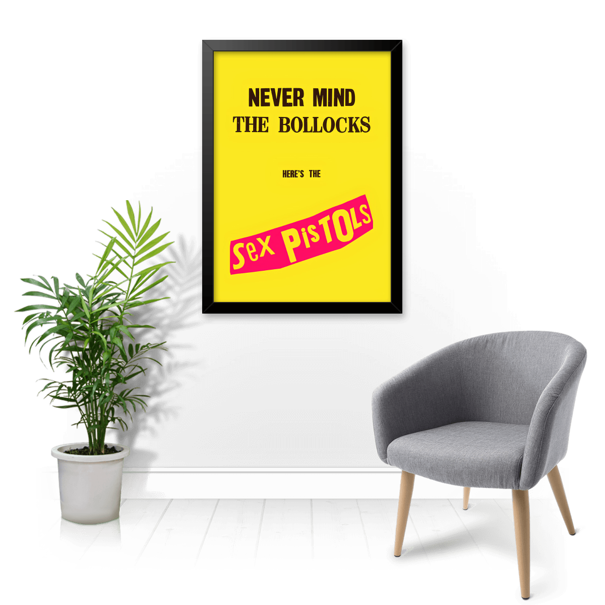 Quadro e poster Sex Pistols - Never Mind The Bollocks, Here's