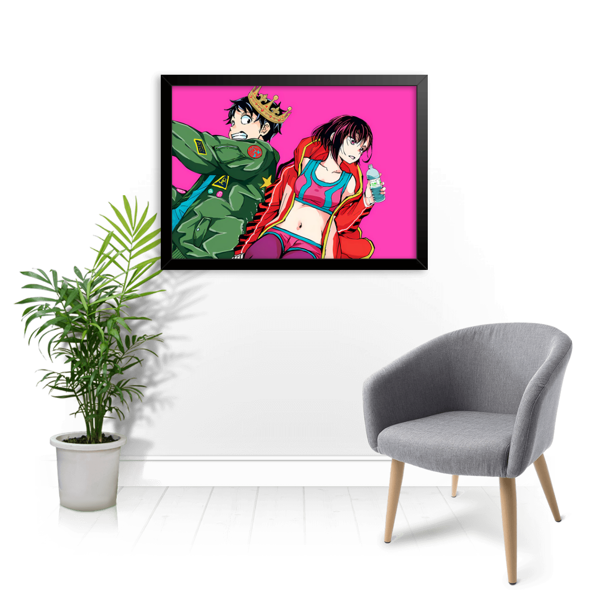 Quadro e poster Akira e Shizuka - Zom 100 - Quadrorama