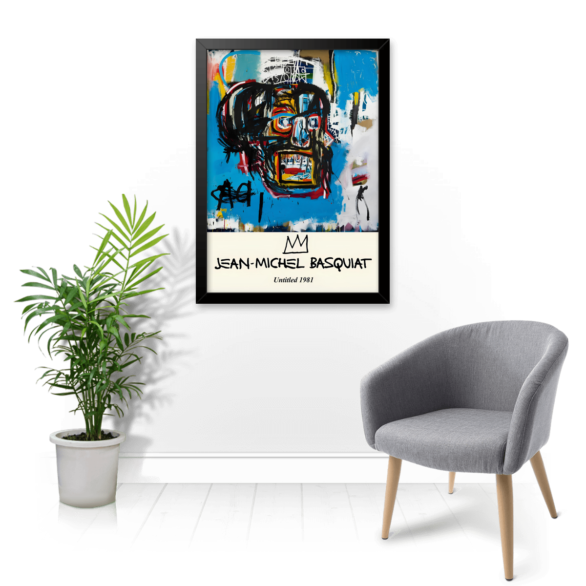 Quadro e poster Jean Michel Basquiat - Untitled 1981 - Quadrorama