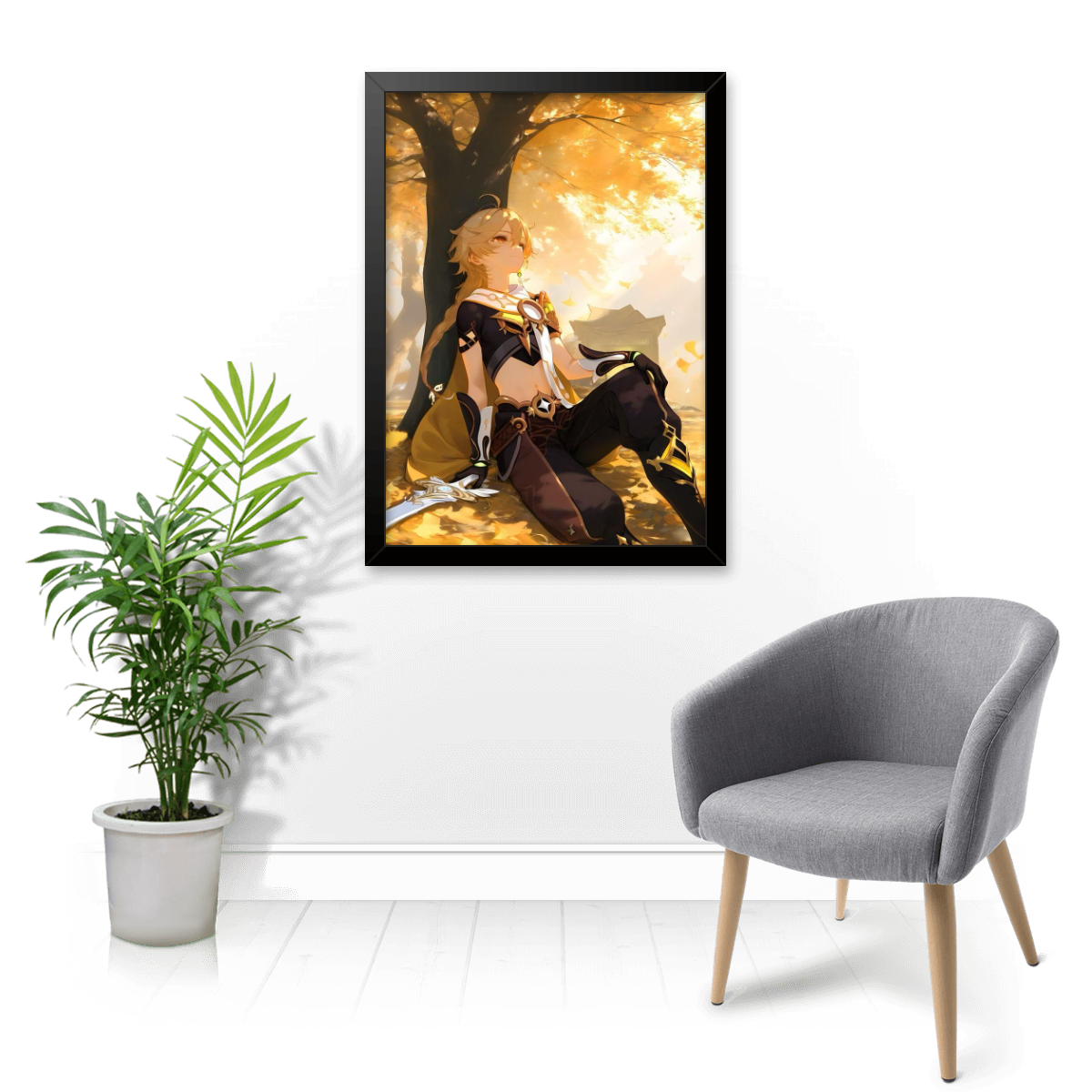 Quadro e poster Aether - Genshin Impact - Quadrorama