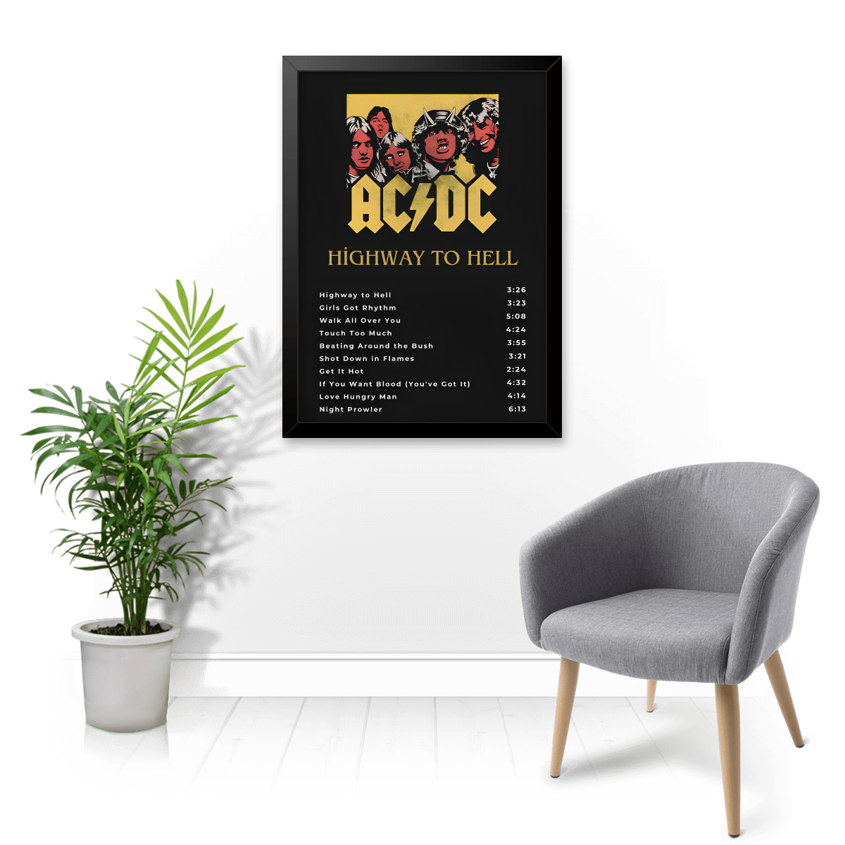 Quadro e poster AC/DC - Highway to Hell - Quadrorama