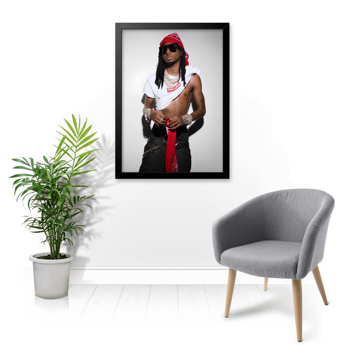 Play boi carti ポスター　B1サイズ Quadro e poster Playboi Carti - Quadrorama