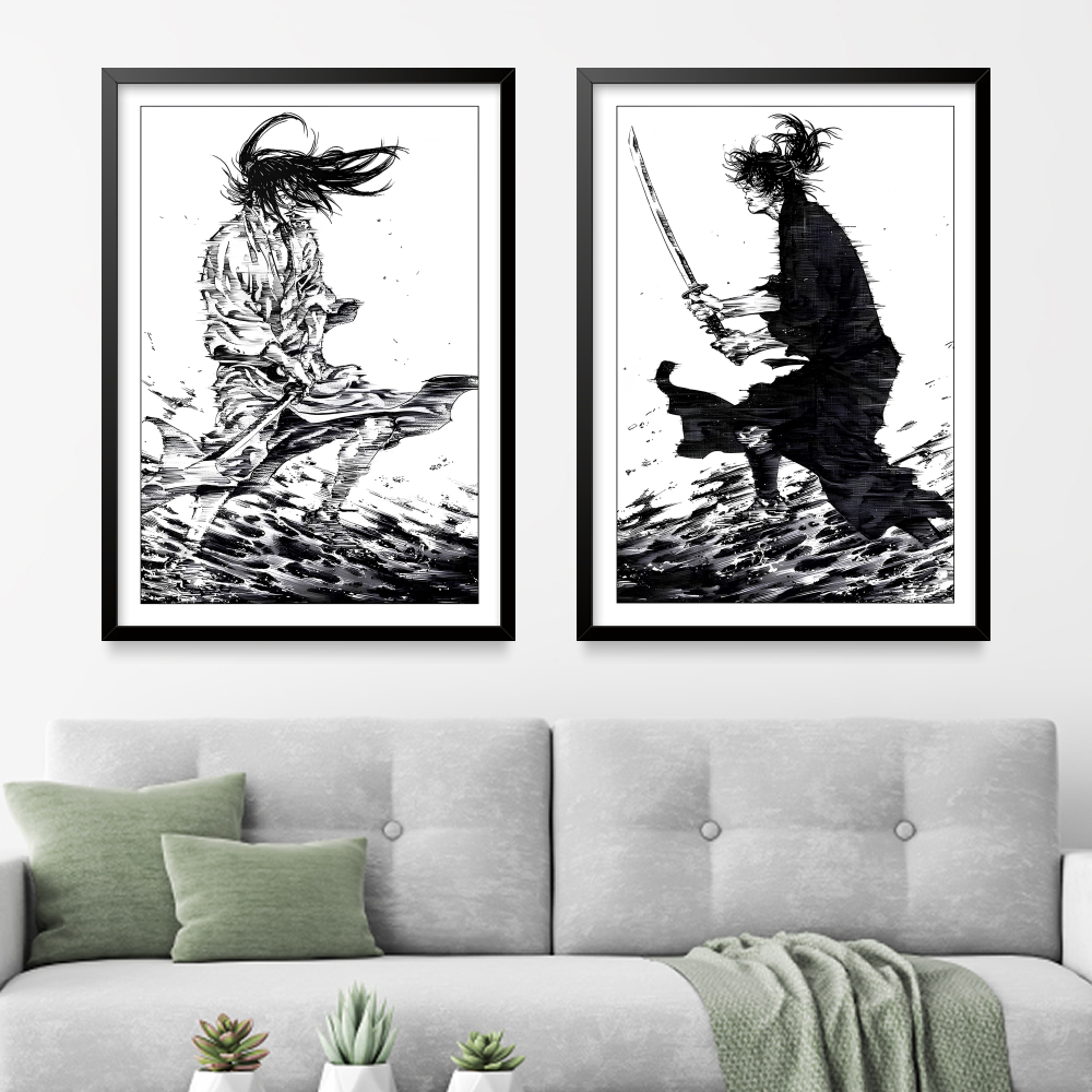 Quadro e poster Katana Musashi - Vagabond - Quadrorama