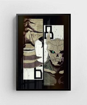 Quadro e poster Kikoru e Kafka - Kaiju No. 8 - Quadrorama