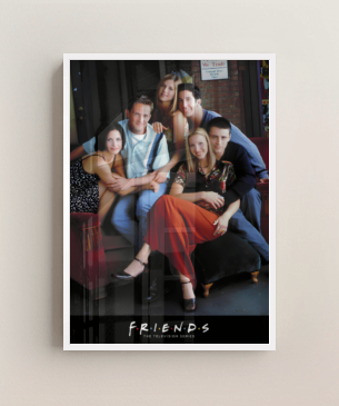 絵画 friends Quadro e poster Friends - Quadrorama