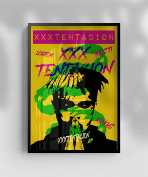 Quadro e poster XXXTentacion - Quadrorama