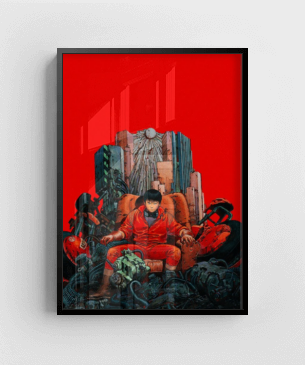 Koike Akira リトグラフ　40/100 Quadro e poster Akira - Quadrorama