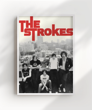 Quadro e poster Cartaz The Strokes - Quadrorama