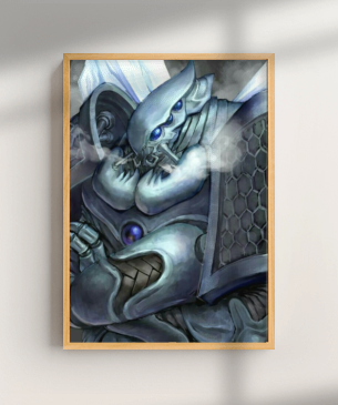 Quadro e poster Momonga Red Eyes - Overlord - Quadrorama