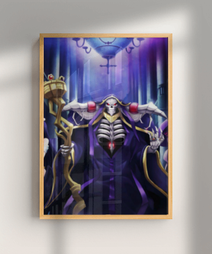 Quadro e poster Momonga Red Eyes - Overlord - Quadrorama