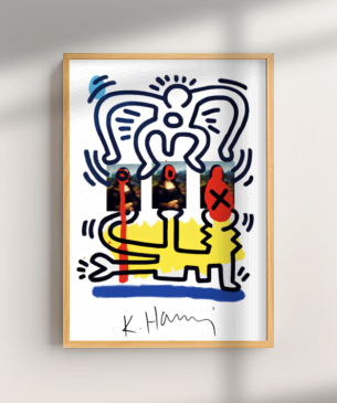 Quadro e poster Keith Haring Lucky Strike - Quadrorama