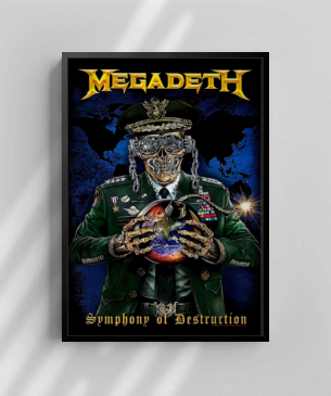 Quadro e poster Megadeth - Symphony of Destruction - Quadrorama