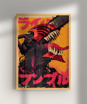 Quadro e poster Makima Hands - Chainsaw Man - Quadrorama