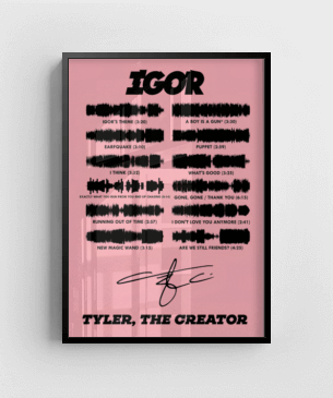 Quadro e poster Flower Boy - Tyler, The Creator - Rap - Quadrorama
