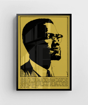 Quadro e poster Malcolm X - Quadrorama
