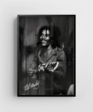 Quadro e poster Bob Marley, Mick Jagger, Peter Tosh - Quadrorama