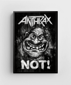 Quadro e poster Anthrax NOT! - Quadrorama