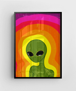 Quadro e poster Alien - Quadrorama