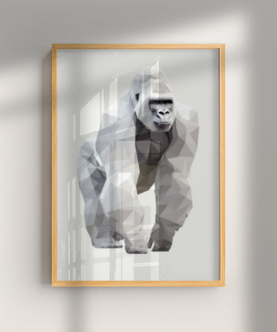 Quadro e poster Gorila imponente - Quadrorama