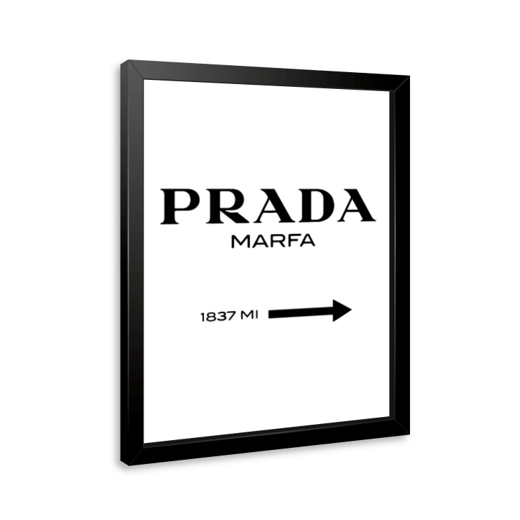Quadro e poster PRADA MARFA 1837 MI - Quadrorama