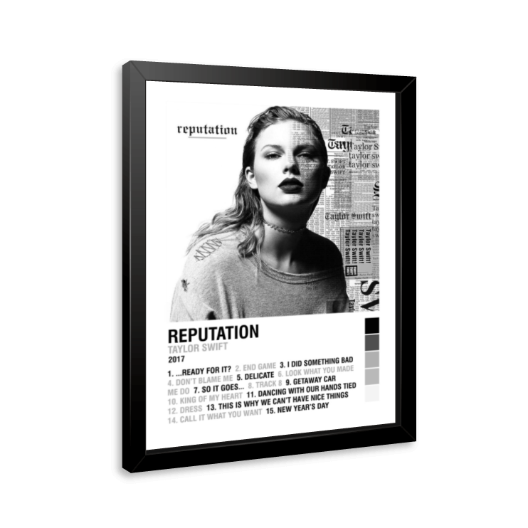 Quadro e poster Reputation Taylor Swift - Quadrorama