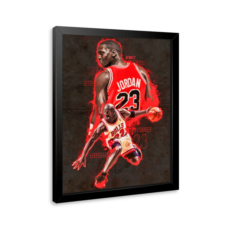 Quadro e poster Jordan 23 - Quadrorama