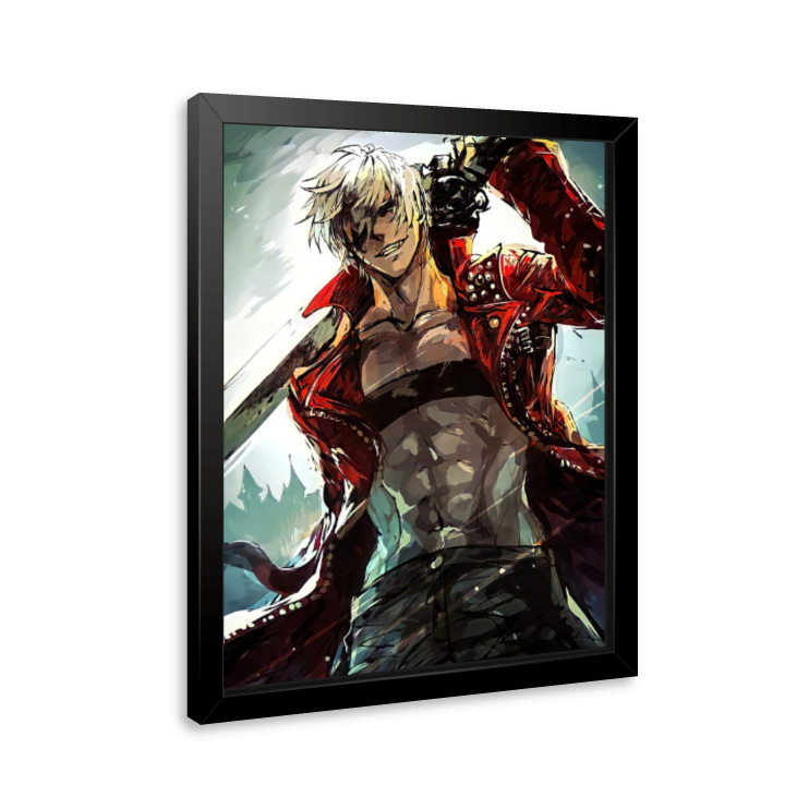 Quadro e poster Dante Desenho - Devil May Cry - Quadrorama