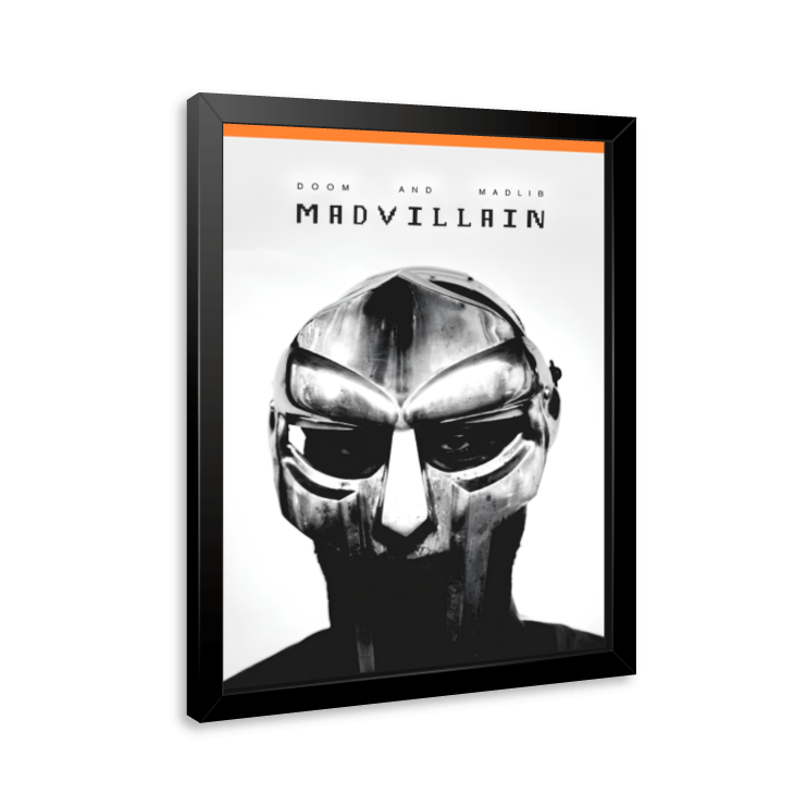 鉄火面　MF DOOM　Madvillain Quadro e poster Mf Doom - Madvillain - Quadrorama