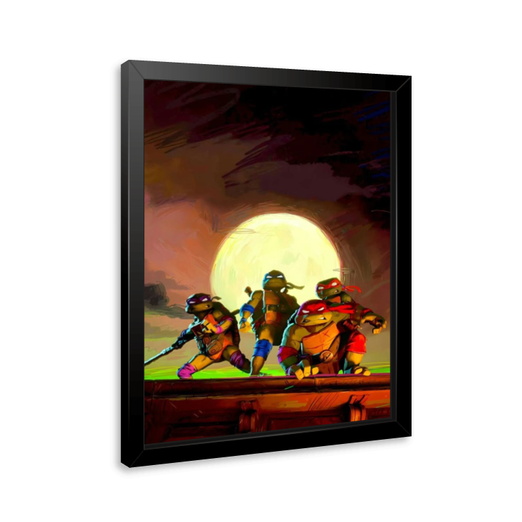 Quadro e poster Tartarugas Ninjas Pose - Quadrorama