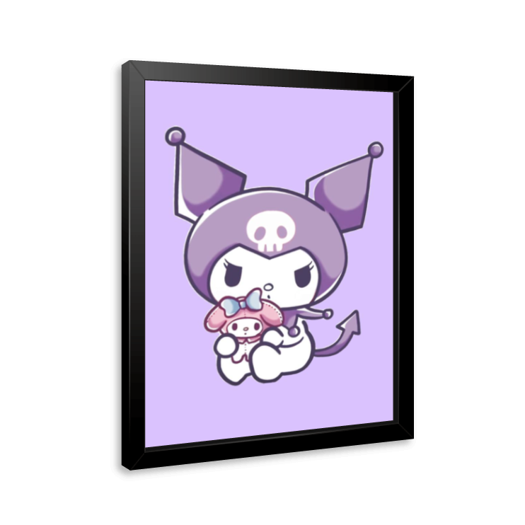 Quadro e poster Kuromi e Mini My Melody - Quadrorama