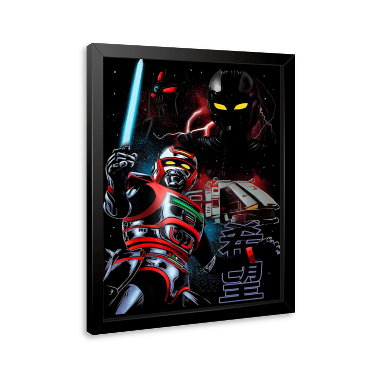 Quadro e poster Jaspion, MacGaren e Satan Goss - Quadrorama