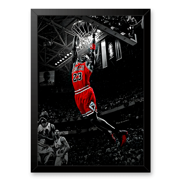 Quadro e poster Michael Jordan - Chicago Bulls 23 - Quadrorama