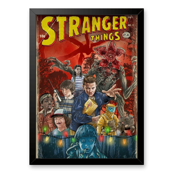 Quadro e poster Cartaz Stranger Things - Quadrorama