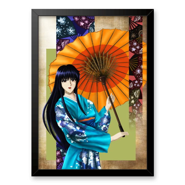Quadro e poster Megumi Takani - Samurai X - Quadrorama