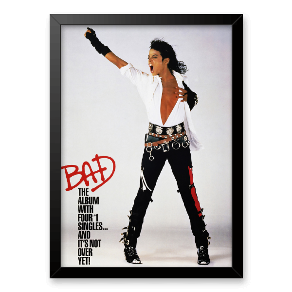 Quadro e poster Bad - Michael Jackson - Quadrorama