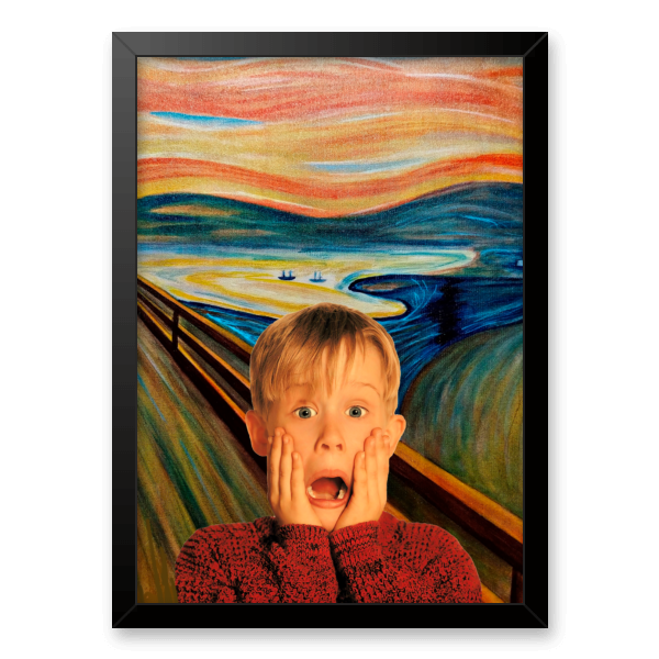 Quadro e poster o grito esqueceram de min - Quadrorama