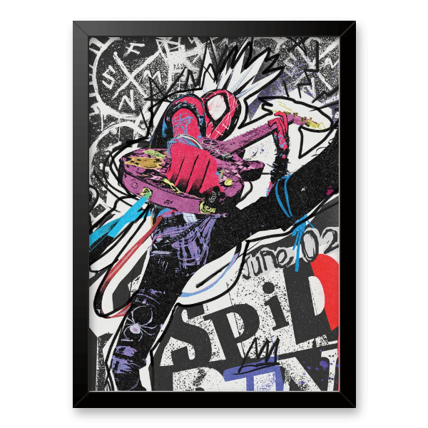 Quadro e poster Spider Punk Grafite - Quadrorama