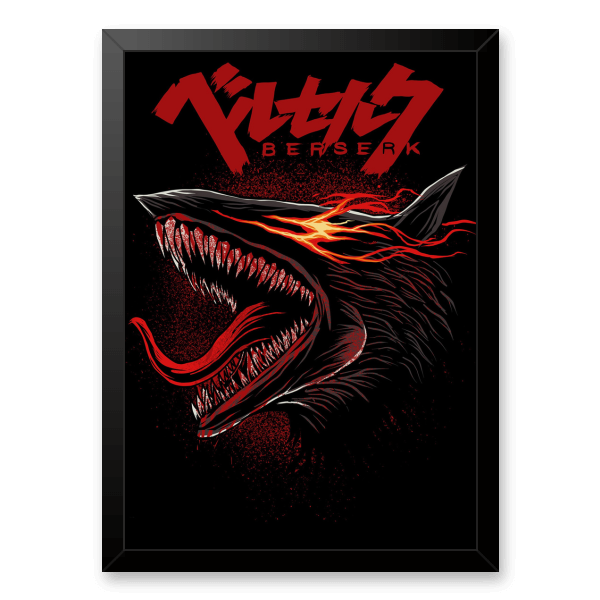 Quadro e poster Berserk Lobo - Quadrorama