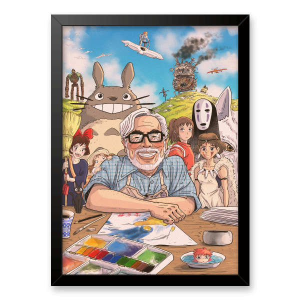 Quadro e poster Hayao Miyazaki - Quadrorama