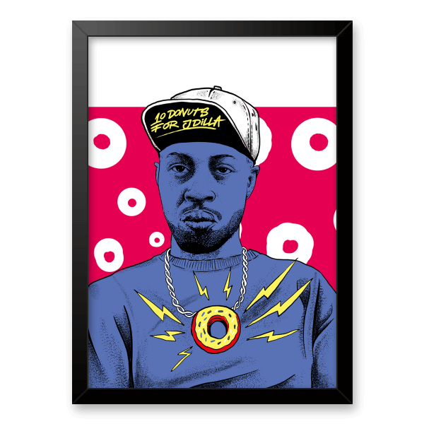 J DILLA ポスター JAY DEE BEHIND THE BEAT -POSTER-/J DILLA aka JAY