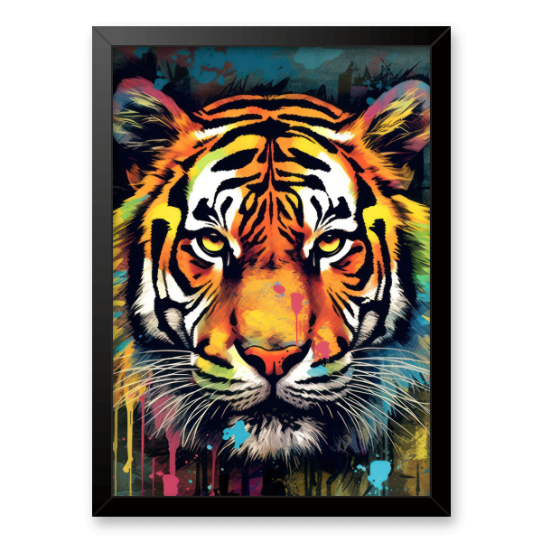 Quadro e poster Tigre Pop Arte - Quadrorama