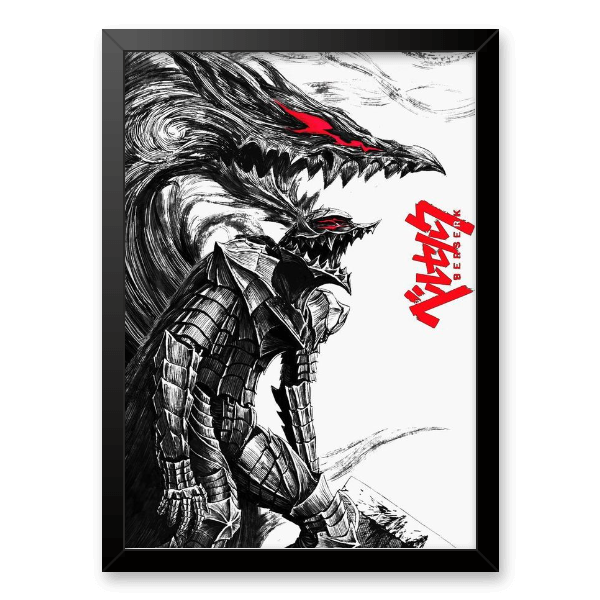 Quadro e poster Guts de Armadura - Berserk - Quadrorama