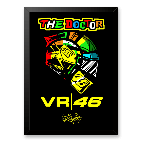Quadro e poster Valentino Rossi 