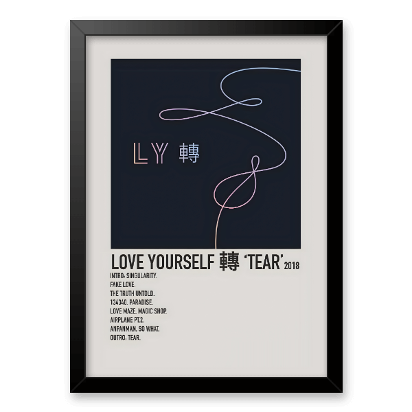 Quadro e poster BTS - Love Yourself: Tear - Quadrorama